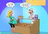 Cartoon: Schwangerschaft (small) by Joshua Aaron tagged schwangerschaft,schwanger,kind,brot,bäckerei,schwangere,bäcker