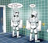 Cartoon: Stormtroopers (small) by Chris Berger tagged pissoir,stormtrooper,star,wars,krieg,der,sterne