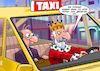 Cartoon: Taxi (small) by Joshua Aaron tagged taxi,taxifahrer,royal,könig,monarch
