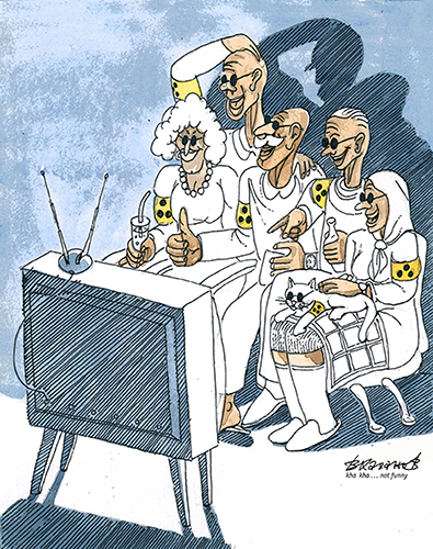 Cartoon: TV (medium) by Vladimir Khakhanov tagged meaning