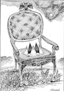Cartoon: Throne. (small) by Vladimir Khakhanov tagged power