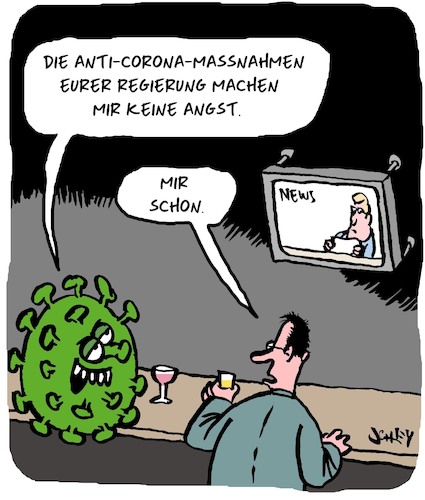 Cartoon: Anti-Corona-Maßnahmen (medium) by Karsten Schley tagged corona,politik,gesundheit,regierung,regelungen,vorschriften,maßnahmen,gesellschaft,corona,politik,gesundheit,regierung,regelungen,vorschriften,maßnahmen,gesellschaft