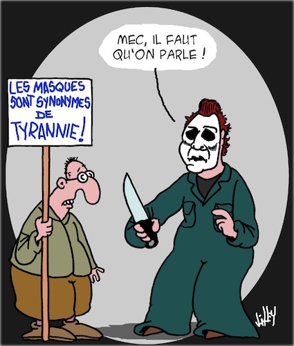 Cartoon: Anti-Masques (medium) by Karsten Schley tagged mouvement,anti,masques,covid19,coronavirus,politique,sante,medias,cinema,mouvement,anti,masques,covid19,coronavirus,politique,sante,medias,cinema