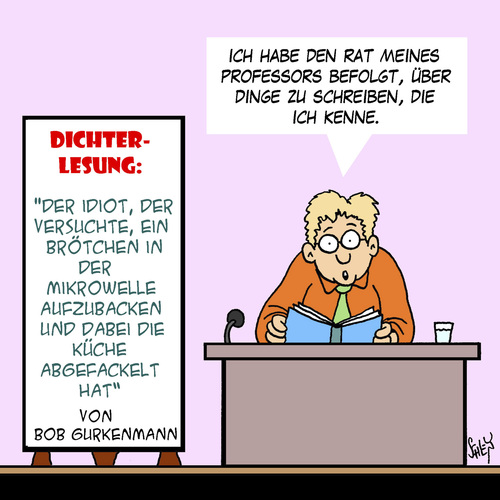 Cartoon: Autorenlesung (medium) by Karsten Schley tagged kultur,autoren,bücher,dichter,dichterlesungen,lesen,literatur,bildung,ernährung,nahrung,nahrungsmittel,lebensmittel,kultur,autoren,bücher,dichter,dichterlesungen,lesen,literatur,bildung,ernährung,nahrung,nahrungsmittel,lebensmittel