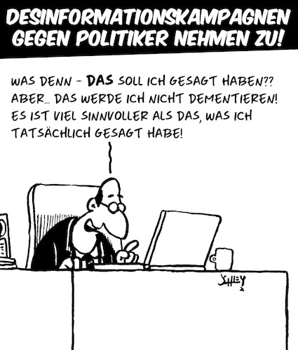 Cartoon: Desinformation!! (medium) by Karsten Schley tagged fake,news,desinformation,journalismus,politiker,facebook,medien,politik,nachrichten,gesellschaft,fake,news,desinformation,journalismus,politiker,facebook,medien,politik,nachrichten,gesellschaft
