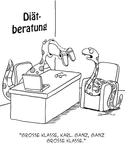 Cartoon: Diätberatung (medium) by Karsten Schley tagged diäten,ernährung,gewicht,übergewicht,gesundheit,berater,schönheitsideale,medien,gesellschaft,diäten,ernährung,gewicht,übergewicht,gesundheit,berater,schönheitsideale,medien,gesellschaft