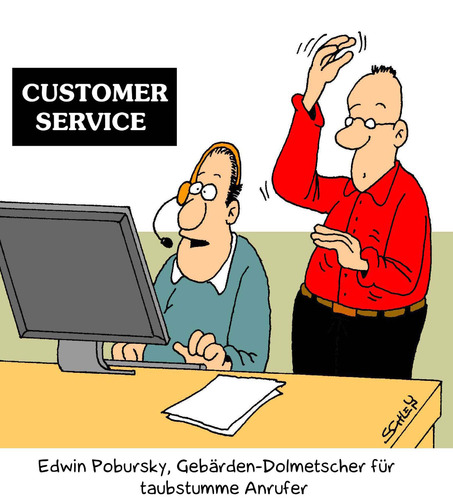 Cartoon: Dolmetscher (medium) by Karsten Schley tagged gesellschaft,gesundheit,wirtschaft,kunden,service,arbeit,arbeitsplätze,gesellschaft,gesundheit,wirtschaft,kundenservice,arbeitsplätze,arbeit,kunden,service