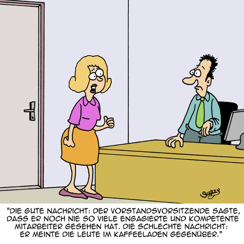 Cartoon: Engagement zahlt sich aus! (medium) by Karsten Schley tagged wirtschaft,business,jobs,arbeit,arbeitgeber,arbeitnehmer,vorstände,engagement,kompetenz,karriere,wirtschaft,business,jobs,arbeit,arbeitgeber,arbeitnehmer,vorstände,engagement,kompetenz,karriere