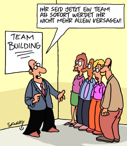 Cartoon: Erfolg! (medium) by Karsten Schley tagged wirtschaft,büro,business,teams,arbeitgeber,arbeitnehmer,teambildung,teamarbeit,gesellschaft,wirtschaft,büro,business,teams,arbeitgeber,arbeitnehmer,teambildung,teamarbeit,gesellschaft