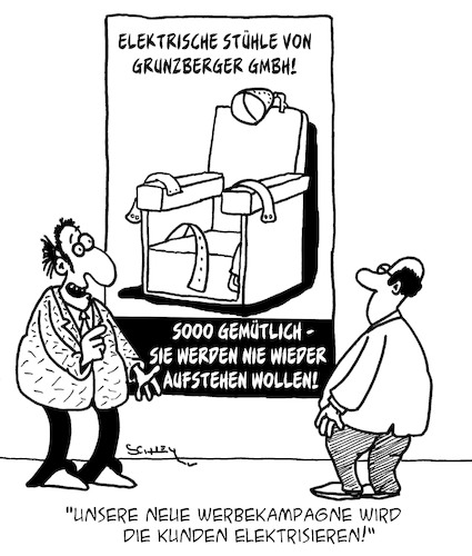 Cartoon: Erfolgreiche Werbung (medium) by Karsten Schley tagged werbung,marketing,umsatz,verkaufen,verkäufer,business,wirtschaft,manager,werbung,marketing,umsatz,verkaufen,verkäufer,business,wirtschaft,manager