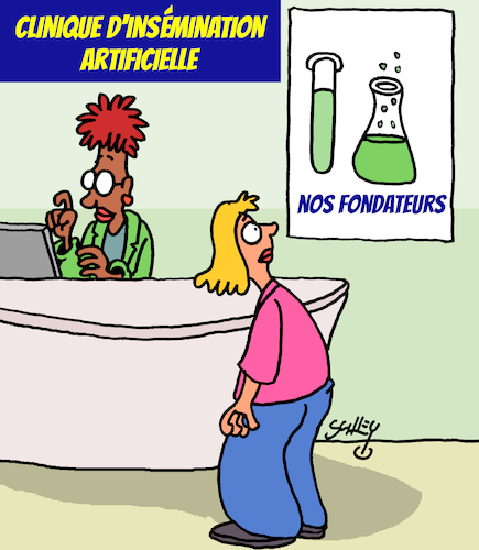 Cartoon: Fondateurs (medium) by Karsten Schley tagged planning,familial,insemination,artificielle,grossesse,medicine,recherche,progres,femmes,enfants,societe,planning,familial,insemination,artificielle,grossesse,medicine,recherche,progres,femmes,enfants,societe