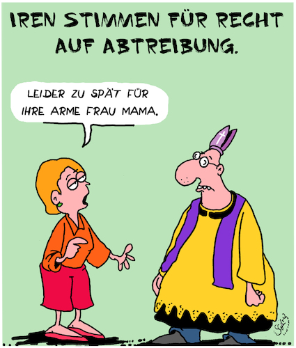 Cartoon: Frauenrechte (medium) by Karsten Schley tagged irland,europa,gesetze,abstimmungen,demoratie,frauen,abtreibung,recht,eu,politik,religion,reaktionäre,konservatismus,irland,europa,gesetze,abstimmungen,demoratie,frauen,abtreibung,recht,eu,politik,religion,reaktionäre,konservatismus