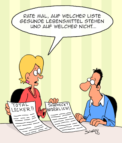 Cartoon: Gesunde Lebensmittel (medium) by Karsten Schley tagged ernährung,lebensmittel,gesundheit,medizin,verbraucher,medien,gesellschaft,ernährung,lebensmittel,gesundheit,medizin,verbraucher,medien,gesellschaft