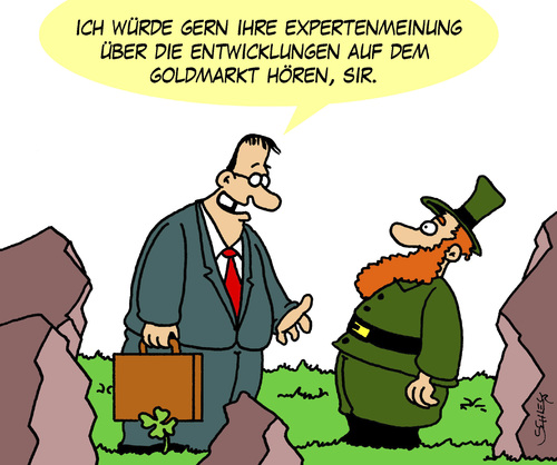 Cartoon: Gold (medium) by Karsten Schley tagged investition,gold,goldpreis,wirtschaft,business,ökonomie,geld,gewinn,spekulation,investition,gold,goldpreis,wirtschaft,business,ökonomie,geld,gewinn,spekulation