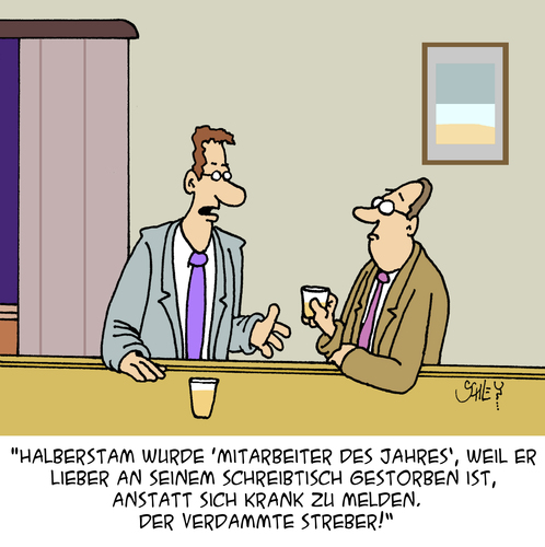 Cartoon: Keiner mag STREBER!! (medium) by Karsten Schley tagged arbeit,arbeitgeber,arbeitnehmer,jobs,beförderungen,wirtschaft,business,kollegen,büro,arbeit,arbeitgeber,arbeitnehmer,jobs,beförderungen,wirtschaft,business,kollegen,büro