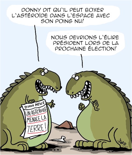 Cartoon: Le Boxeur (medium) by Karsten Schley tagged histoire,politique,dinosaures,science,elections,histoire,politique,dinosaures,science,elections