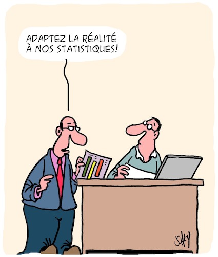 Cartoon: Les Statistiques (medium) by Karsten Schley tagged statistiques,bureau,politique,industrie,faux,business,societe,statistiques,bureau,politique,industrie,faux,business,societe
