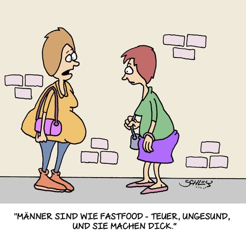 Cartoon: Männer... (medium) by Karsten Schley tagged beziehungen,liebe,männer,frauen,gesellschaft,schwangerschaft,gesundheit,essen,fastfood,übergewicht,beziehungen,liebe,männer,frauen,gesellschaft,sex,schwangerschaft,gesundheit,essen,fastfood,übergewicht