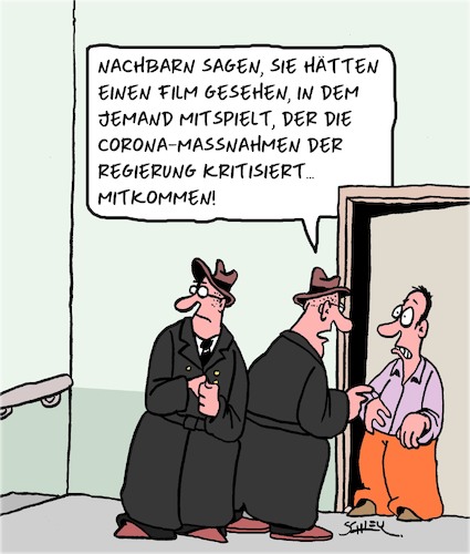 Cartoon: MITKOMMEN!! (medium) by Karsten Schley tagged corona,politik,gesinnung,regierung,kritik,meinungsfreiheit,gesinnungspolizei,filme,schauspieler,gesellschaft,medien,deutschland,corona,politik,gesinnung,regierung,kritik,meinungsfreiheit,gesinnungspolizei,filme,schauspieler,gesellschaft,medien,deutschland