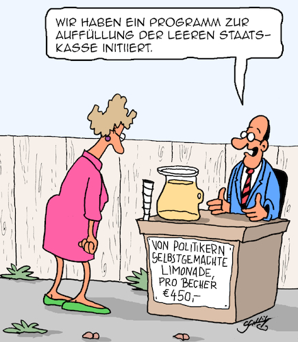 Cartoon: Politiker handeln! (medium) by Karsten Schley tagged politik,politiker,staat,staatseinnahmen,geld,finanzen,verantwortung,gesellschaft,politik,politiker,staat,staatseinnahmen,geld,finanzen,verantwortung,gesellschaft