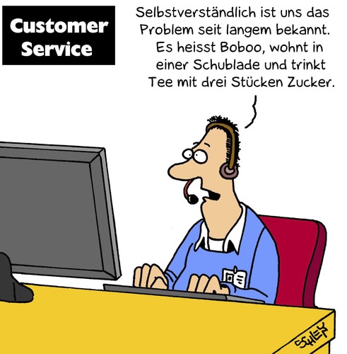 Cartoon: Problem (medium) by Karsten Schley tagged kundenservice,wirtschaft,kunden,service,marketing,verkäufer,verkauf,geld,business,kundenservice,verkauf,verkäufer,marketing,service,kunden,wirtschaft,business,geld