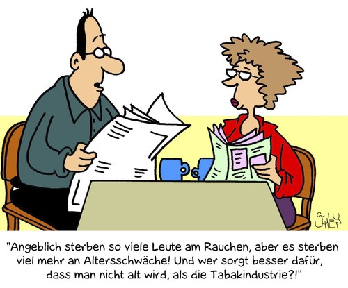 Cartoon: Raucher (medium) by Karsten Schley tagged drogen,geld,gesellschaft,wirtschaft,business,sterben,leben,alter,lebenserwartung,tabakindustrie,tabak,gesundheit,zigaretten,rauchen,rauchen,zigaretten,gesundheit,tabak,tabakindustrie,lebenserwartung,alter,leben,sterben,business,wirtschaft,gesellschaft,geld,drogen