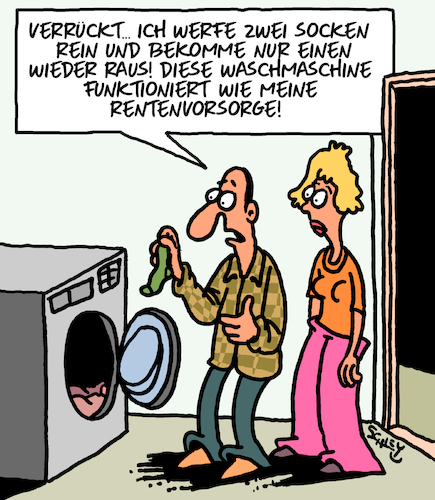 Cartoon: Rentenvorsorge (medium) by Karsten Schley tagged alter,altersarmut,renten,rentenvorsorge,einkommen,steuern,gesellschaft,politik,alter,altersarmut,renten,rentenvorsorge,einkommen,steuern,gesellschaft,politik