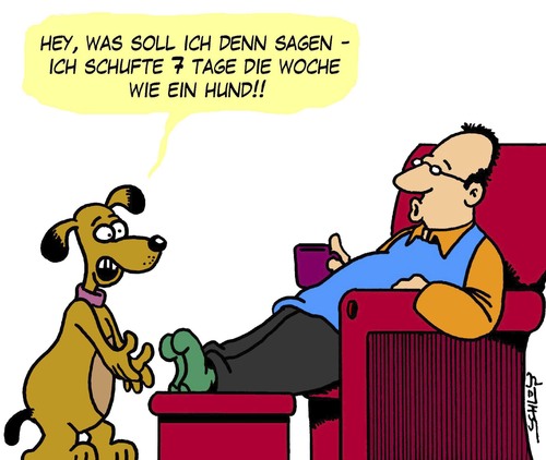 Cartoon: Schufterei (medium) by Karsten Schley tagged haustieren,arbeitszeit,jobs,arbeitnehmer,arbeitgeber,arbeit,business,tiere,hunde,arbeit,arbeitgeber,arbeitnehmer,jobs,arbeitszeit,haustieren,hunde,tiere,business