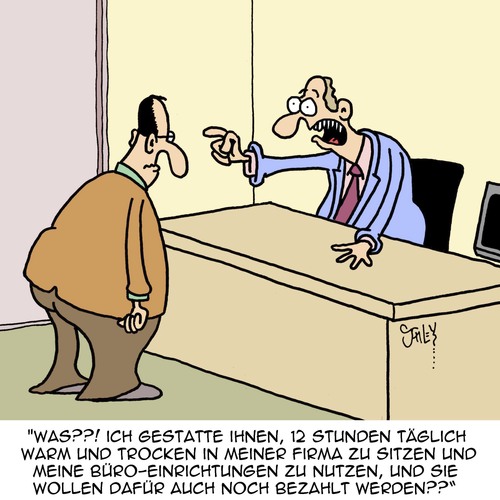 Cartoon: Sie WAGEN es...??!! (medium) by Karsten Schley tagged arbeit,arbeitgeber,arbeitnehmer,business,löhne,gehälter,lohndumping,mindestlohn,wirtschaft,arbeit,arbeitgeber,arbeitnehmer,business,löhne,gehälter,lohndumping,mindestlohn,wirtschaft