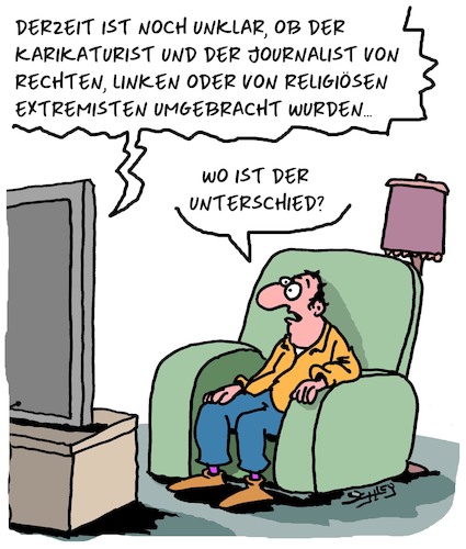 Cartoon: Terrorismus (medium) by Karsten Schley tagged terrorismus,politik,extremismus,religion,karikaturisten,journalisten,medien,islam,pressefreiheit,gesellschaft,deutschland,frankreich,terrorismus,politik,extremismus,religion,karikaturisten,journalisten,medien,islam,pressefreiheit,gesellschaft,deutschland,frankreich