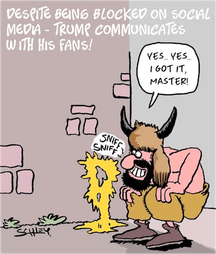 Trump communicates