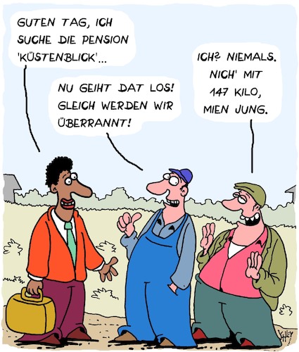 Cartoon: Überrannt!! (medium) by Karsten Schley tagged gesellschaft,migration,europa,deutschland,panik,fake,rechtsextremismus,populismus,medien,politik,gesellschaft,migration,europa,deutschland,panik,fake,rechtsextremismus,populismus,medien,politik