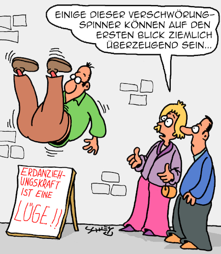 Cartoon: Überzeugende Spinner? (medium) by Karsten Schley tagged verschwörungstheorien,fakenews,medien,realitätsleugnung,fakten,wissenschaft,politik,populismus,gesellschaft,verschwörungstheorien,fakenews,medien,realitätsleugnung,fakten,wissenschaft,politik,populismus,gesellschaft