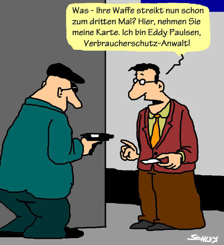 Cartoon: Verbraucherschutz (medium) by Karsten Schley tagged gesetz,wirtschaft,gesellschaft,kriminalität,recht,rechtsanwälte,kunden,verbraucher,verbraucherschutz,gesetz,wirtschaft,gesellschaft,kriminalität,rechtsanwälte,recht,kunden,verbraucher,verbraucherschutz