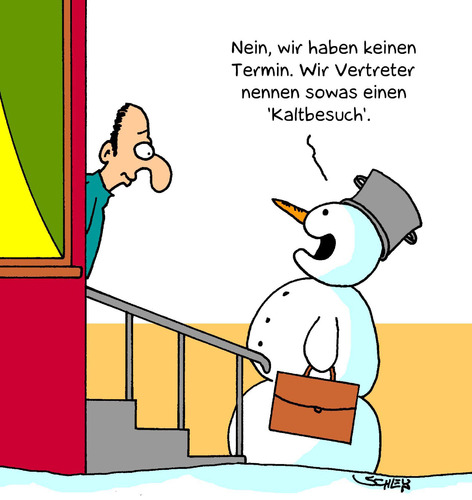 Cartoon: Vertreter (medium) by Karsten Schley tagged wirtschaft,geld,gesellschaft,vertreter,verkäufer,verkaufen,umsatz,business,wirtschaft,geld,vertreter,gesellschaft,verkäufer,verkaufen,umsatz,handel,verkauf