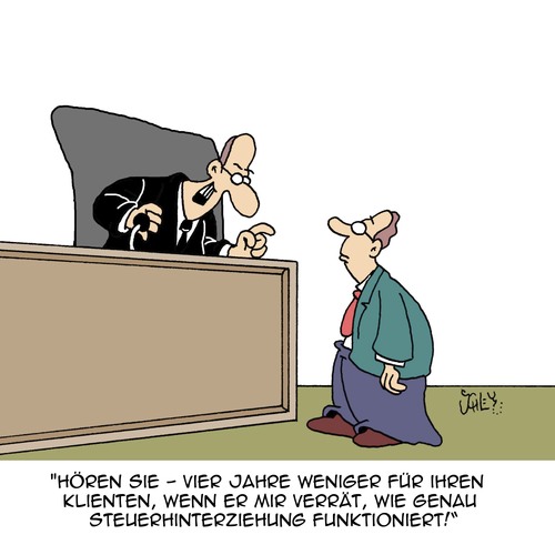 Cartoon: Wie geht das?? (medium) by Karsten Schley tagged steuern,steuerhinterziehung,gesetze,justiz,strafvollzug,strafe,verbrechen,kriminalität,anwälte,richter,steuern,steuerhinterziehung,gesetze,justiz,strafvollzug,strafe,verbrechen,kriminalität,anwälte,richter