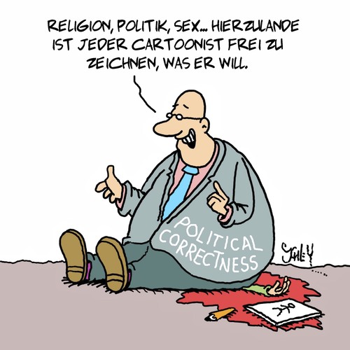 Cartoon: Wir haben Meinungsfreiheit!! (medium) by Karsten Schley tagged medien,religion,politik,meinung,meinungsfreiheit,cartoons,cartoonisten,freiheit,pressefreiheit,presse,medien,religion,politik,sex,meinung,meinungsfreiheit,cartoons,cartoonisten,freiheit,pressefreiheit,presse