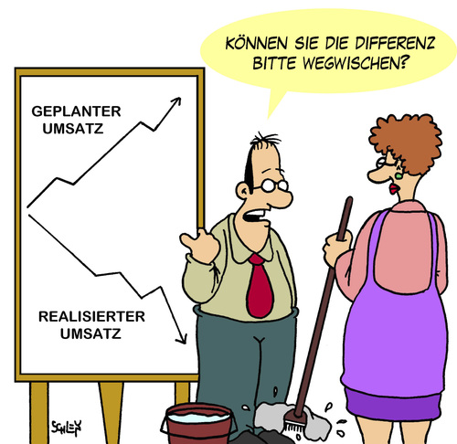 Cartoon: Wunsch und Wirklichkeit (medium) by Karsten Schley tagged wirtschaft,umsatz,gewinn,gewinnplanung,realgewinn,euro,eurokrise,wirtschaftskrise,geld,business,jobs,wirtschaft,gewinn,gewinnplanung,realgewinn,eurokrise,euro