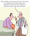 Cartoon: AHHHHH! (small) by Karsten Schley tagged ärzte,patienten,gesundheit,rechnungen,geld,gesundheitskosten,zuzahlungen,sportwagen,krankenkassen,gesellschaft,politik