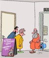 Cartoon: Aufmerksamkeit (small) by Karsten Schley tagged religion,esoterik,gurus,lebenshilfe,philosophie,business,aufmerksamkeit,aberglaube,spiritualität,gesellschaft