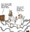 Cartoon: Barack der Messias (small) by Karsten Schley tagged politik,usa,obama,religion