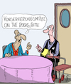Cartoon: Bestellung (small) by Karsten Schley tagged restaurants,gastronomie,trinken,ernährung,alter,gesundheit,fitness,kellner,jobs,arbeit