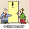 Cartoon: Bester Platz (small) by Karsten Schley tagged büro,arbeit,arbeitsplatz,arbeitgeber,arbeitnehmer,jobs,business,wirtschaft,verdauung
