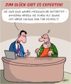 Cartoon: Dank sei den Experten (small) by Karsten Schley tagged medizin,experten,corona,covid19,gesundheit,politik,medien