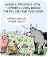 Cartoon: Das ist DAS ENDE! (small) by Karsten Schley tagged menschheit,klima,atomkrieg,natur,untergang,ernährung,tiere,evolution,zukunft,gesellschaft