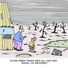 Cartoon: Dein Erbe (small) by Karsten Schley tagged familie,väter,söhne,umwelt,erbe,nachlass,soziales