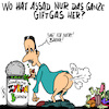 Cartoon: Der Gasmann (small) by Karsten Schley tagged assad,völkermorf,bürgerkrieg,syrien,kriegsverbrechen,giftgas,massenvernichtungswaffen,russland,deutschland,eu,usa,politik