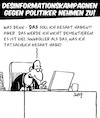 Cartoon: Desinformation!! (small) by Karsten Schley tagged fake,news,desinformation,journalismus,politiker,facebook,medien,politik,nachrichten,gesellschaft