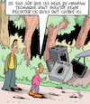 Cartoon: Destruction (small) by Karsten Schley tagged environnement,forets,dechets,enfants,technologie,societe