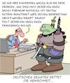 Cartoon: Deutsche Beamte (small) by Karsten Schley tagged beamte,formulare,verordnungen,anträge,bürokratie,aliens,wartezeiten,regeln,gesetze,science,fiction,politik,gesellschaft